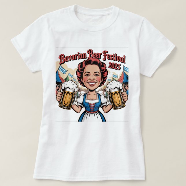 T-Shirt du Festival de la bière de Bavière - Parfa (Design devant)