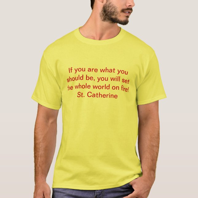 T-shirt du feu de St Catherine (Devant)