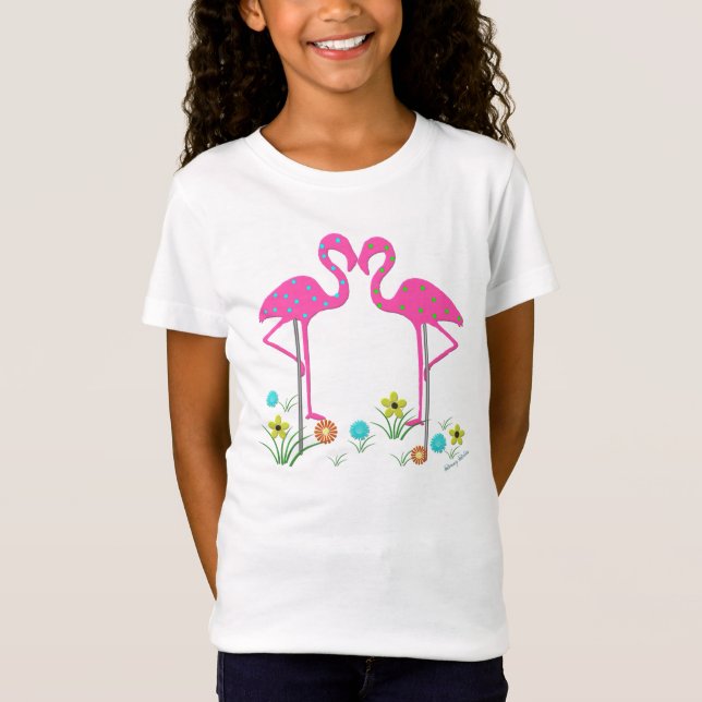 T-shirt du Flamant rose des enfants (Devant)