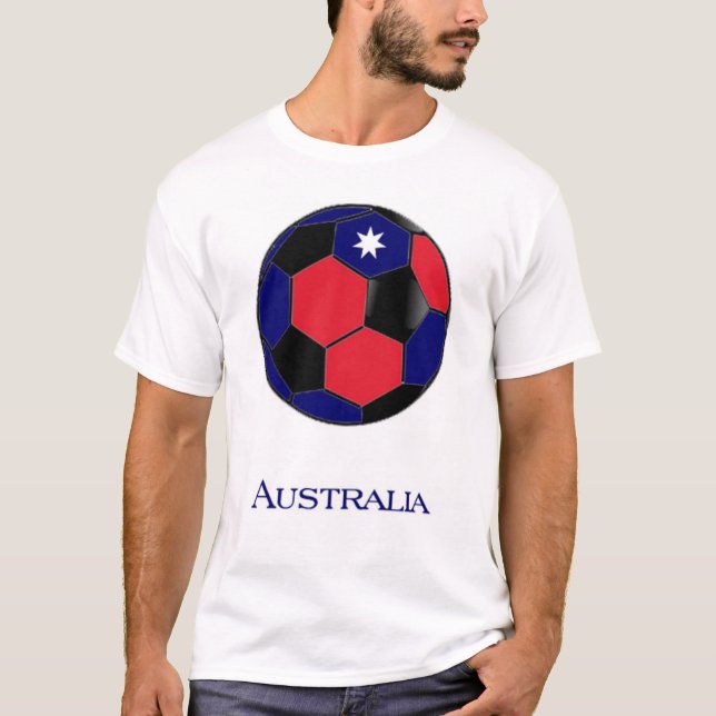 T-shirt du football de coupe du monde de (Devant)