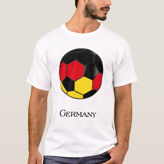 T-shirt du football de coupe du monde de (Devant)