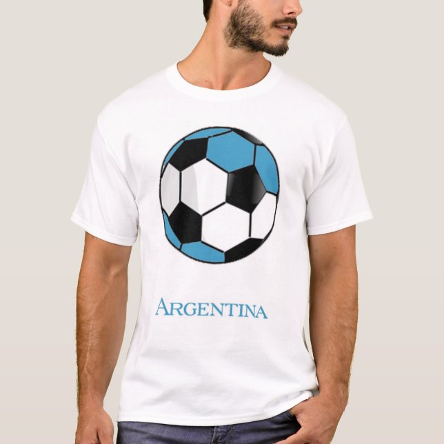 T-shirt du football de coupe du monde de (Devant)