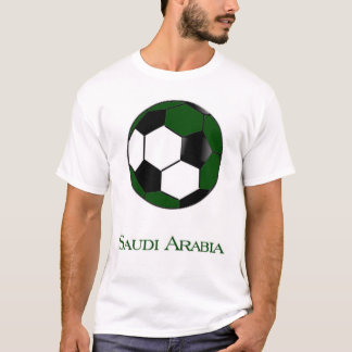 T-shirt du football de coupe du monde de l'Arabie