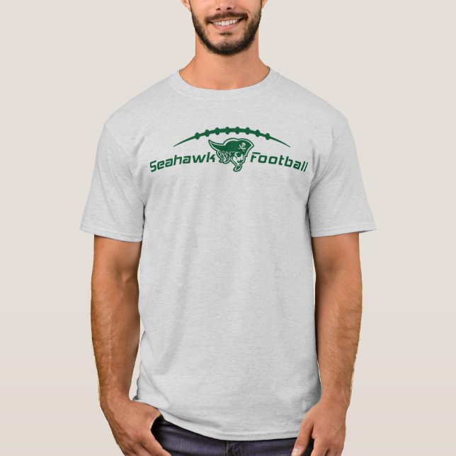 T-shirt du football de Seahawk (Devant)