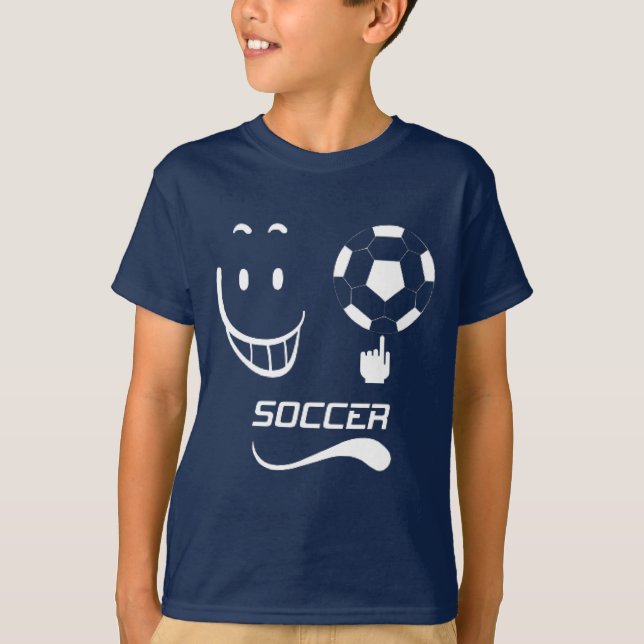 T-SHIRT DU FOOTBALL D'ENFANTS (Devant)