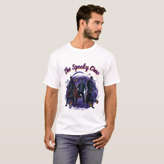 T-shirt du groupe de graphisme rétro horrifique Th