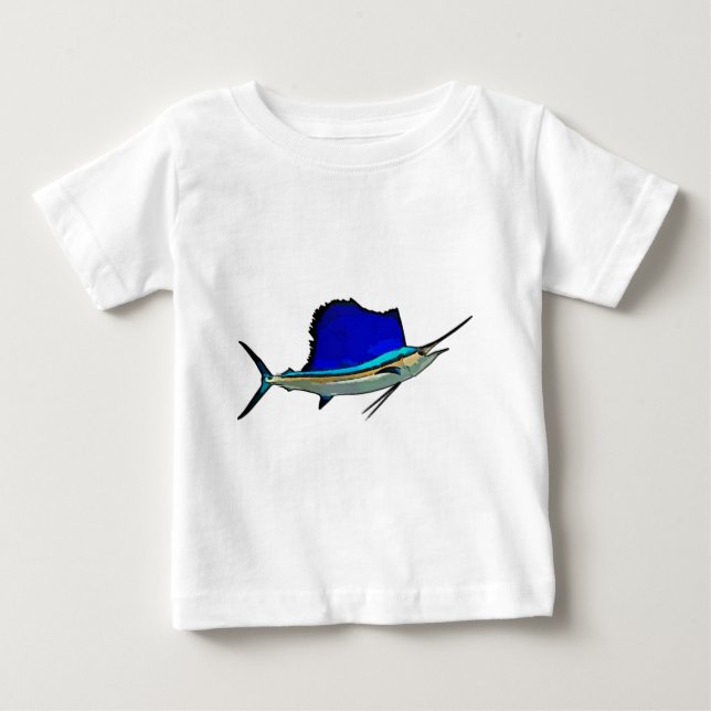 T-shirt du Jersey d'amende de bébé de pélerin (Devant)