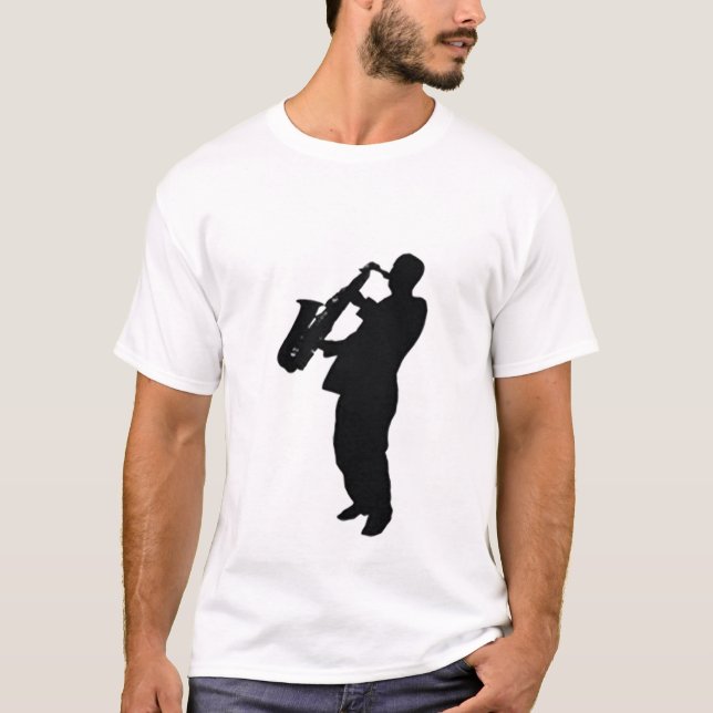 T-shirt du joueur de saxophone (Devant)