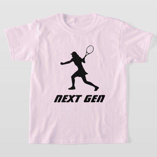 T-shirt du joueur de tennis avant du Gen suivant p (Poser)