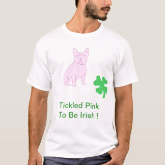 T-shirt du jour de St Patrick de bouledogue
