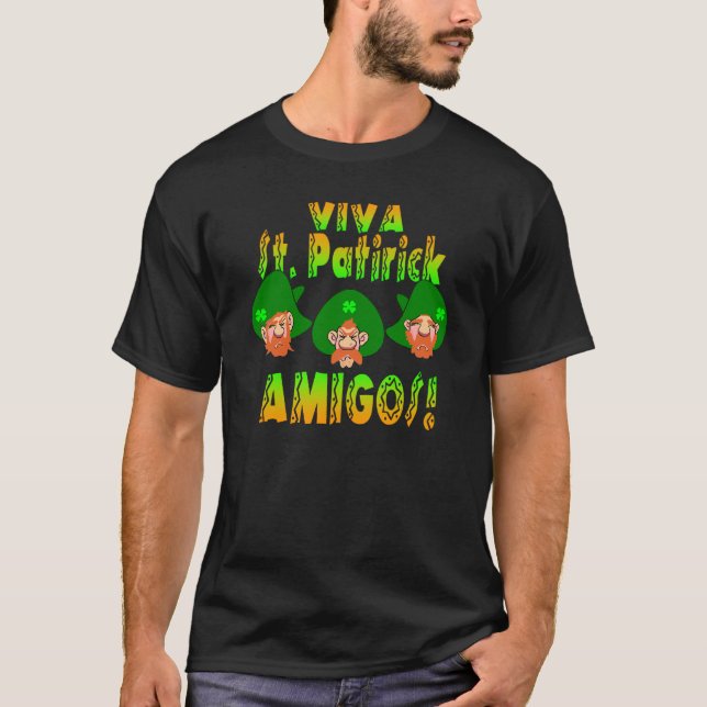 T-shirt du jour de St Patrick de Mexicain (Devant)