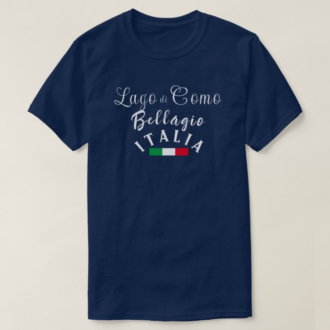 T-shirt du lac de Côme (Design devant)