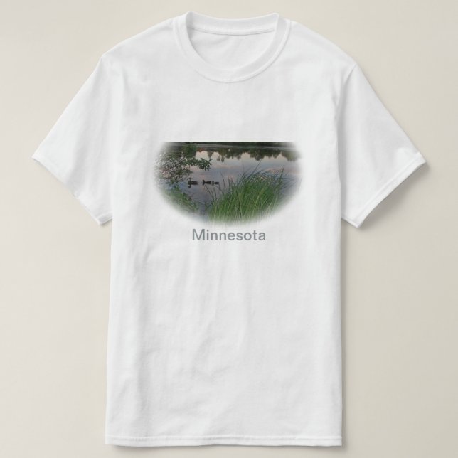 T-Shirt du lac Minnesota (Design devant)