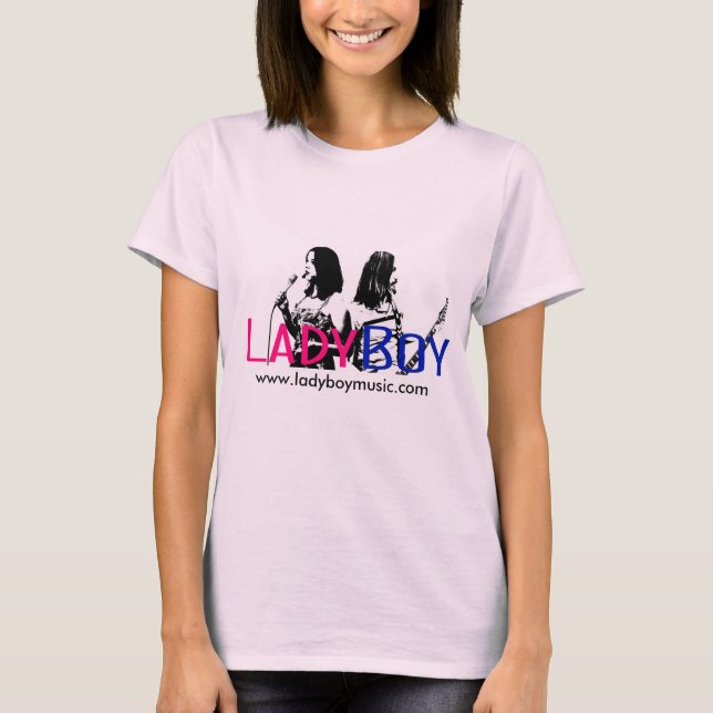 T-shirt du LadyBoy de la femme (Devant)
