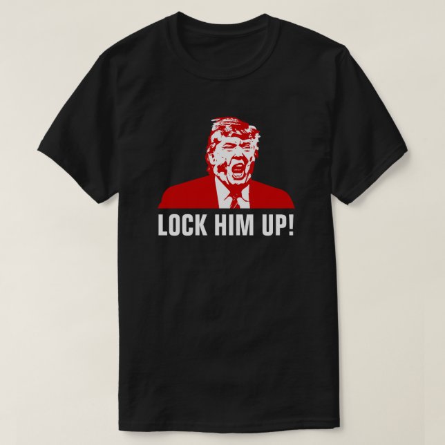 T-shirt du l'Anti-Atout des hommes : "ENFERMEZ-LE (Design devant)