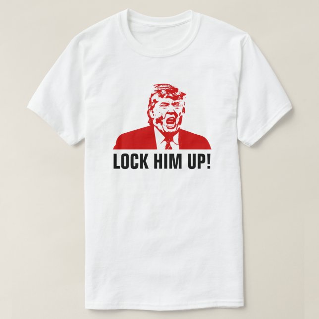 T-shirt du l'Anti-Atout des hommes : "ENFERMEZ-LE (Design devant)
