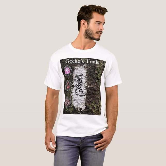 T-shirt du logo de Gecko Trails (Devant entier)