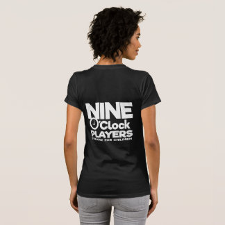 T-shirt du logo de l'horloge blanche NOP
