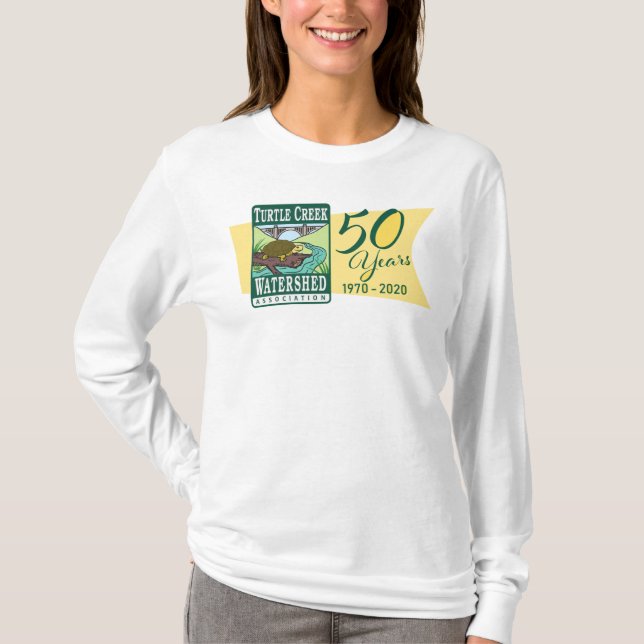 T-shirt du logo du 50e anniversaire de la TCWA (Devant)