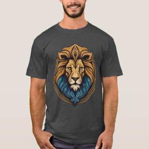 T-shirt du logo du lion tribal