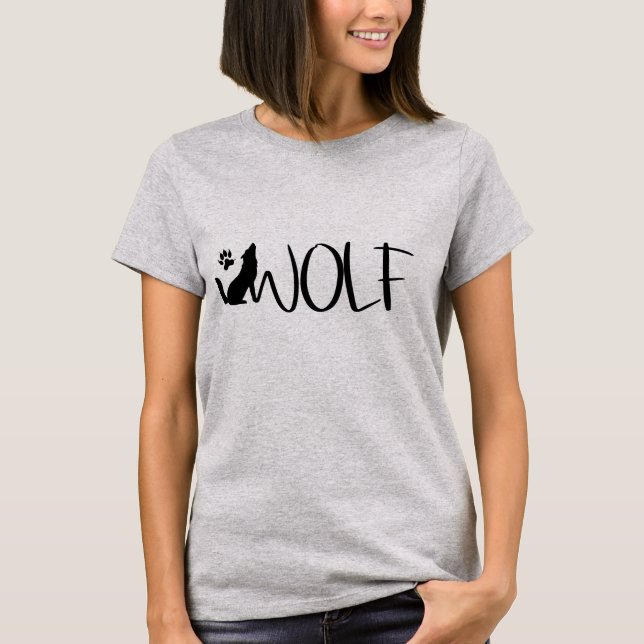 T-shirt du logo graphique Wolf (Devant)