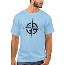 T-shirt du logo nautique inspiré