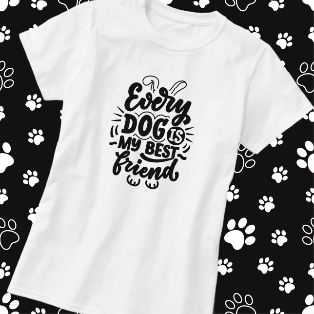 T-shirt du meilleur ami de chien (Créateur téléchargé)