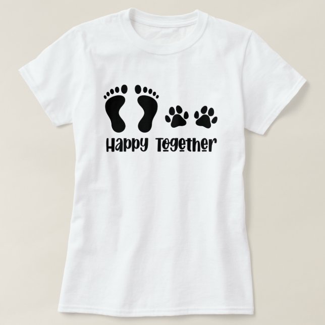 T-shirt du meilleur ami de chien (Design devant)