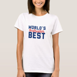 T-shirt du meilleur instructeur du monde