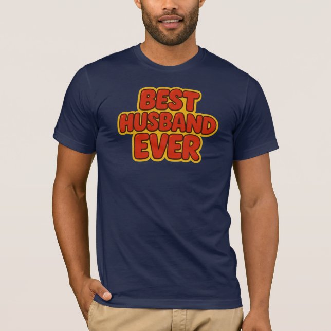 T-shirt du meilleur mari jamais (Devant)