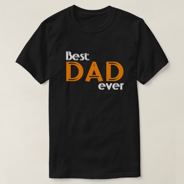 T-shirt du meilleur papa (Design devant)