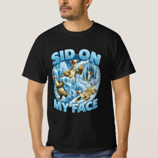 T-shirt du mème Sid sur mon visage, T-shirt drôle