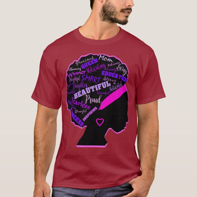 T-shirt du mois de l'histoire des Noirs Afro-Améri (Devant)
