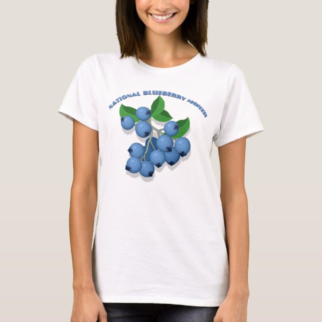 T-shirt du Mois du bleuet national (Devant)