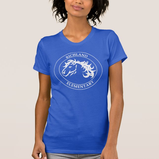 T-shirt du mustang des femmes (Devant)