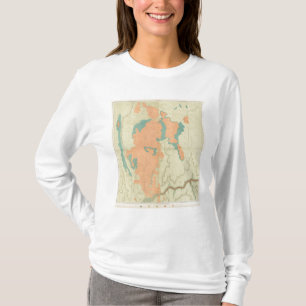 T-shirt Du nord composé et sud de plateau d'Uinkaret demi