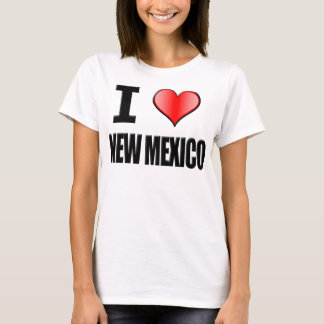 T-shirt du Nouveau Mexique du ♥ I - femmes