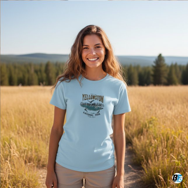 T-shirt du parc national de Yellowstone (Créateur téléchargé)