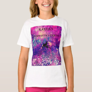 T-SHIRT DU PARTI GYMNASTIQUE PERSONNALISÉ