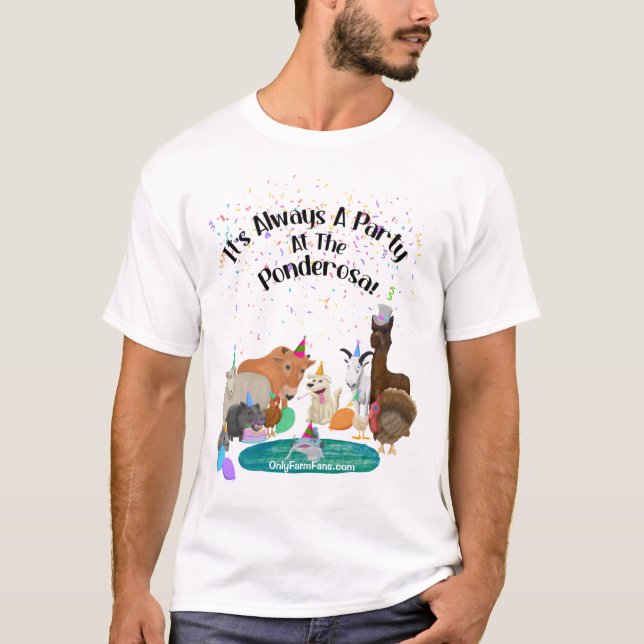 T-shirt du parti Ponderosa (Devant)