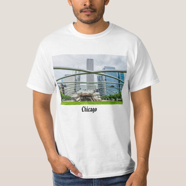 T-shirt du pavillon Chicago Pritzker (Devant)