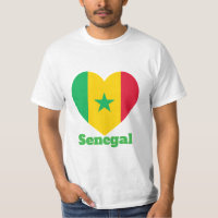 T-shirt du pavillon du coeur du Sénégal