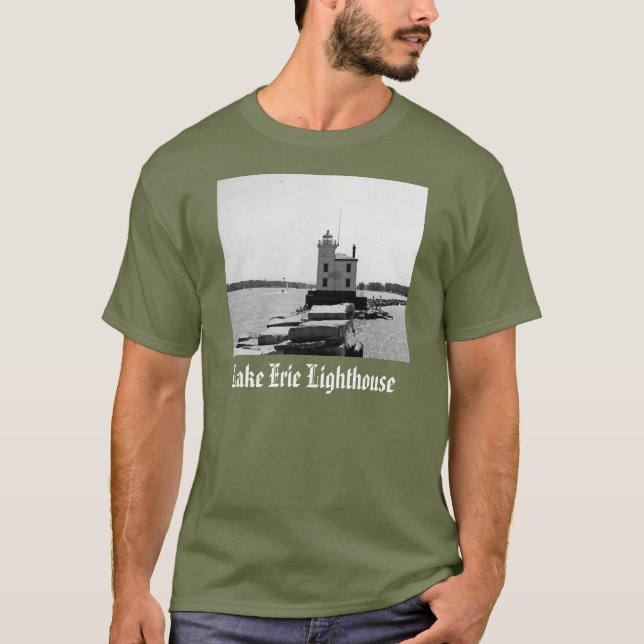 T-shirt du phare du lac Érié (Devant)