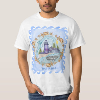 T-shirt du phare Maine Shells