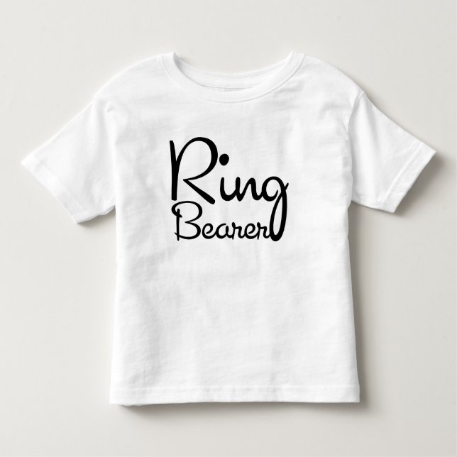 T-shirt du porte-bagues pour bébé (Devant)