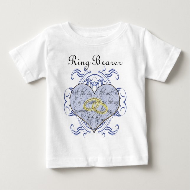 T-Shirt du porteur de l'anneau - Avec cette bague  (Devant)