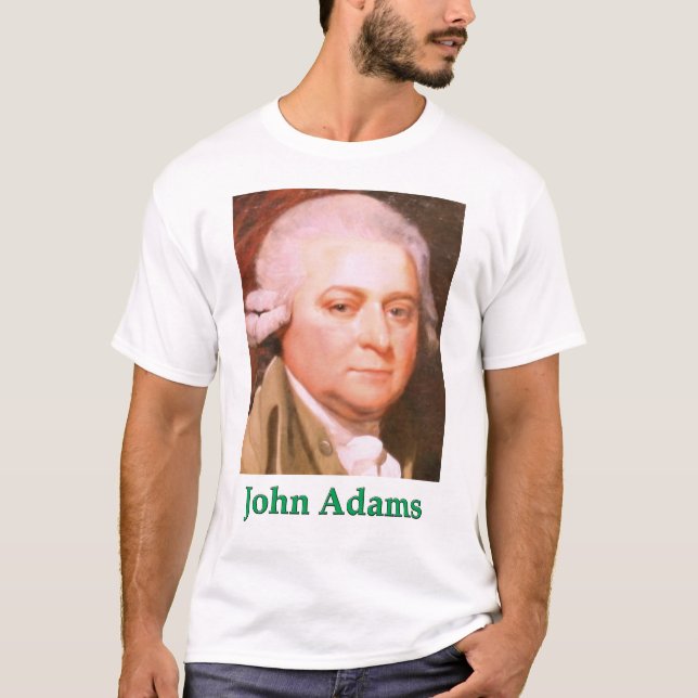 T-shirt du président John Adams (Devant)