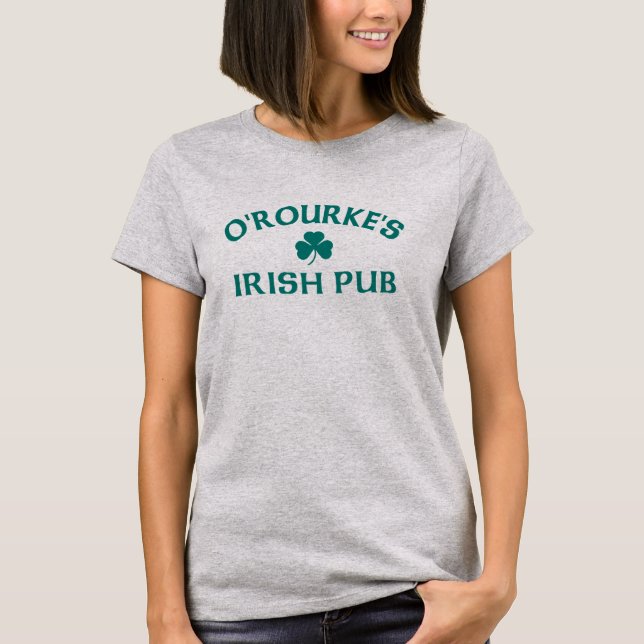 T-shirt du pub irlandais O'Rourke (Devant)