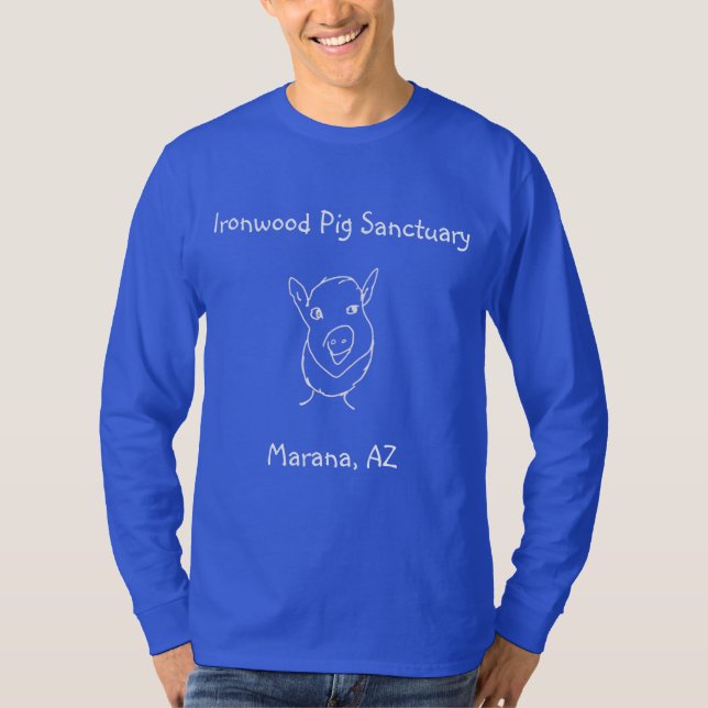 T-shirt du sanctuaire de cochon en bois de fer (Devant)