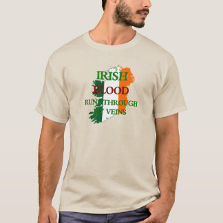 T-shirt Du Sang Irlandais Coule Dans Mes Veines